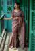 Picture of Stunning Silk Rosy Brown Saree