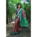 Picture of Ravishing Silk Dark Slate Grey Saree