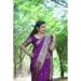 Picture of Elegant Silk Purple Saree