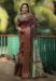 Picture of Excellent Silk Brown Saree