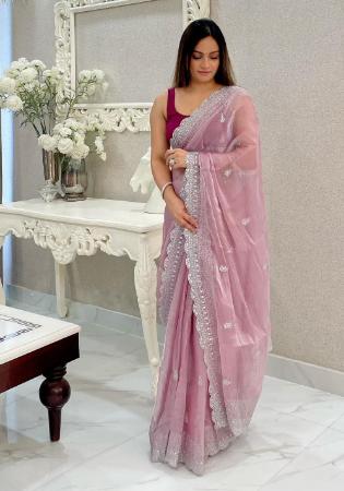 Picture of Taking Silk Rosy Brown Saree