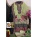 Picture of Georgette Dark Khaki Straight Cut Salwar Kameez