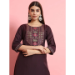 Picture of Cotton & Silk Purple Readymade Salwar Kameez