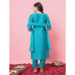 Picture of Cotton & Silk Light Sea Green Readymade Salwar Kameez