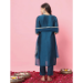 Picture of Cotton & Silk Midnight Blue Readymade Salwar Kameez