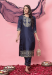 Picture of Cotton & Silk Navy Blue Readymade Salwar Kameez