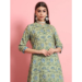 Picture of Georgette Dark Sea Green Readymade Salwar Kameez