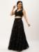 Picture of Georgette & Net Black Readymade Lehenga Choli