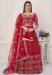 Picture of Georgette & Net Indian Red Readymade Lehenga Choli