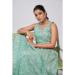 Picture of Nice Net Dark Sea Green Lehenga Choli