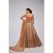 Picture of Stunning Net Chocolate Lehenga Choli