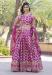 Picture of Alluring Chiffon Medium Violet Red Lehenga Choli