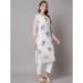 Picture of Lovely Georgette White Kurtis & Tunic