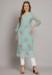 Picture of Alluring Georgette Light Slate Grey Kurtis & Tunic