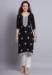 Picture of Comely Rayon Black Kurtis & Tunic