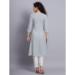 Picture of Excellent Rayon Light Slate Grey Kurtis & Tunic