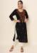 Picture of Shapely Rayon Black Kurtis & Tunic