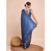 Picture of Sublime Silk Light Steel Blue Saree