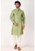 Picture of Amazing Silk Dark Khaki Kurtas