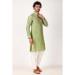 Picture of Amazing Silk Dark Khaki Kurtas