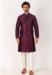 Picture of Lovely Silk Dark Magenta Kurtas