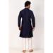 Picture of Charming Silk Navy Blue Kurtas