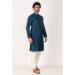 Picture of Resplendent Silk Dark Slate Blue Kurtas