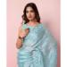 Picture of Exquisite Silk Light Steel Blue Saree