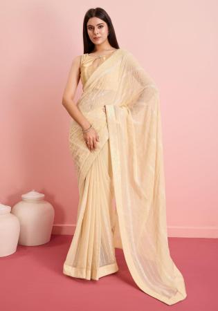 Picture of Admirable Georgette Burly Wood Saree