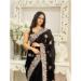 Picture of Enticing Silk & Organza Black Saree