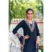 Picture of Resplendent Chiffon Black Readymade Salwar Kameez