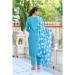 Picture of Chiffon Light Sea Green Readymade Salwar Kameez