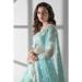 Picture of Georgette & Organza Light Steel Blue Lehenga Choli