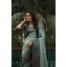 Picture of Fine Silk Dark Sea Green Saree