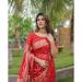 Picture of Pleasing Silk Maroon Saree