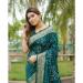 Picture of Gorgeous Silk Green Saree