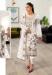 Picture of Beauteous Georgette Beige Straight Cut Salwar Kameez