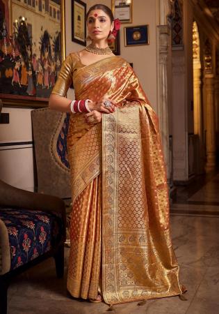 Picture of Magnificent Silk Sienna Saree