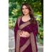 Picture of Ideal Georgette Maroon Saree