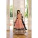 Picture of Pretty Georgette Dark Salmon Lehenga Choli