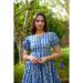 Picture of Splendid Rayon Cornflower Blue Kurtis & Tunic