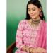 Picture of Stunning Silk Light Coral Straight Cut Salwar Kameez