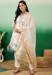 Picture of Resplendent Silk White Straight Cut Salwar Kameez