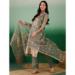 Picture of Fine Silk Sea Green Straight Cut Salwar Kameez