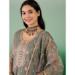 Picture of Fine Silk Sea Green Straight Cut Salwar Kameez