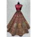 Picture of Statuesque Georgette Rosy Brown Lehenga Choli