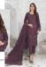 Picture of Georgette Dim Gray Straight Cut Salwar Kameez