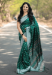 Picture of Well Formed Silk Sea Green Saree