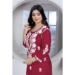 Picture of Sightly Rayon Fire Brick Kurtis & Tunic