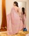 Picture of Resplendent Georgette Light Pink Saree